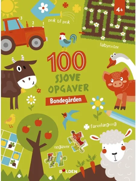 100 hauskaa tehtävää: Maatila (4-vuotiaasta alkaen) - Harrastus - pehmeäkantinen