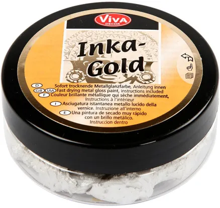 Inka Gold, Platina, 50 ml / 1 purkki.