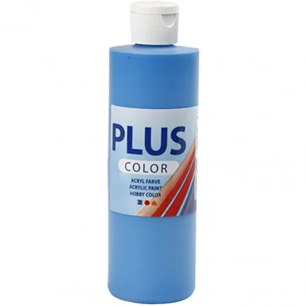 Plus Color askartelumaali, perussininen, 250 ml/1 pullo