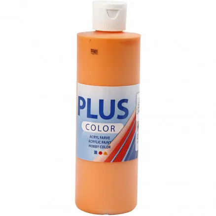 Plus Color askartelumaali, kurpitsa, 250 ml / 1 fl.