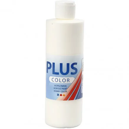 Plus Color -askartelumaali, offwhite, 250 ml